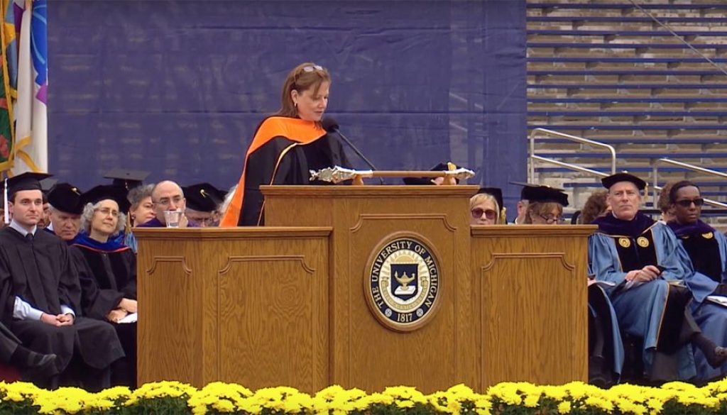mary barra discorso tenuto alla University of Michigan 2014